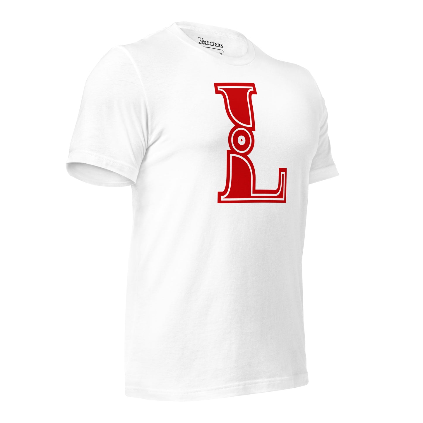 Red and White Letter A T-Shirt