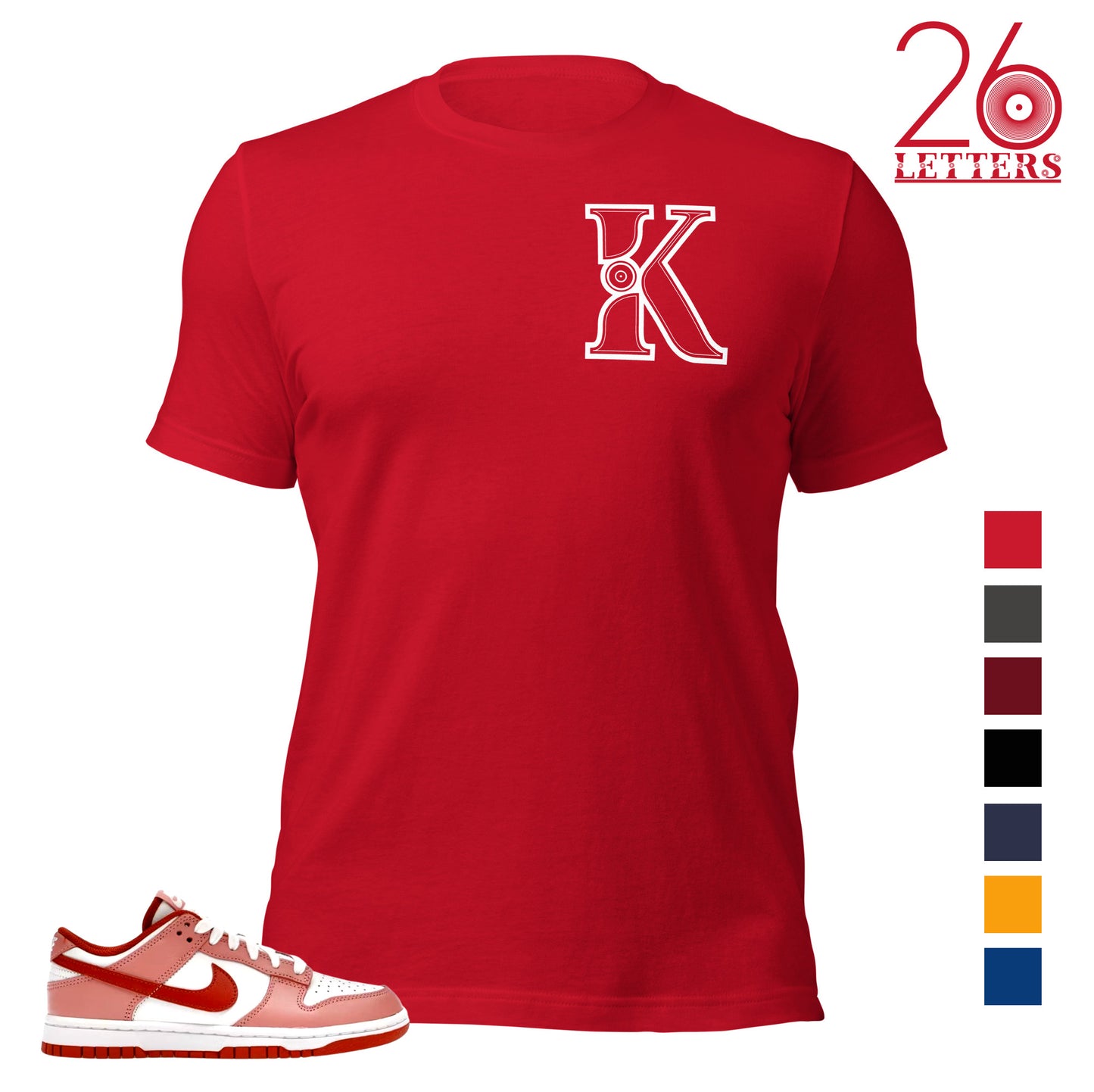 LETTER K / CHEST PLATE / MULTI-COLOR