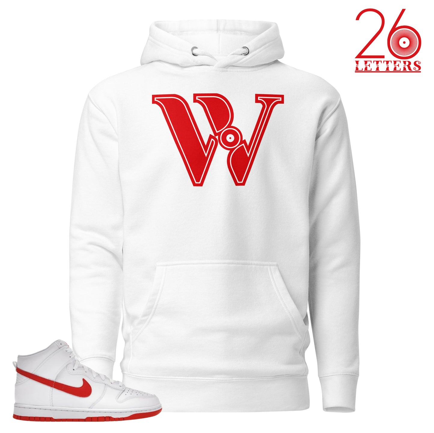 Red and White Letter W T-Shirt