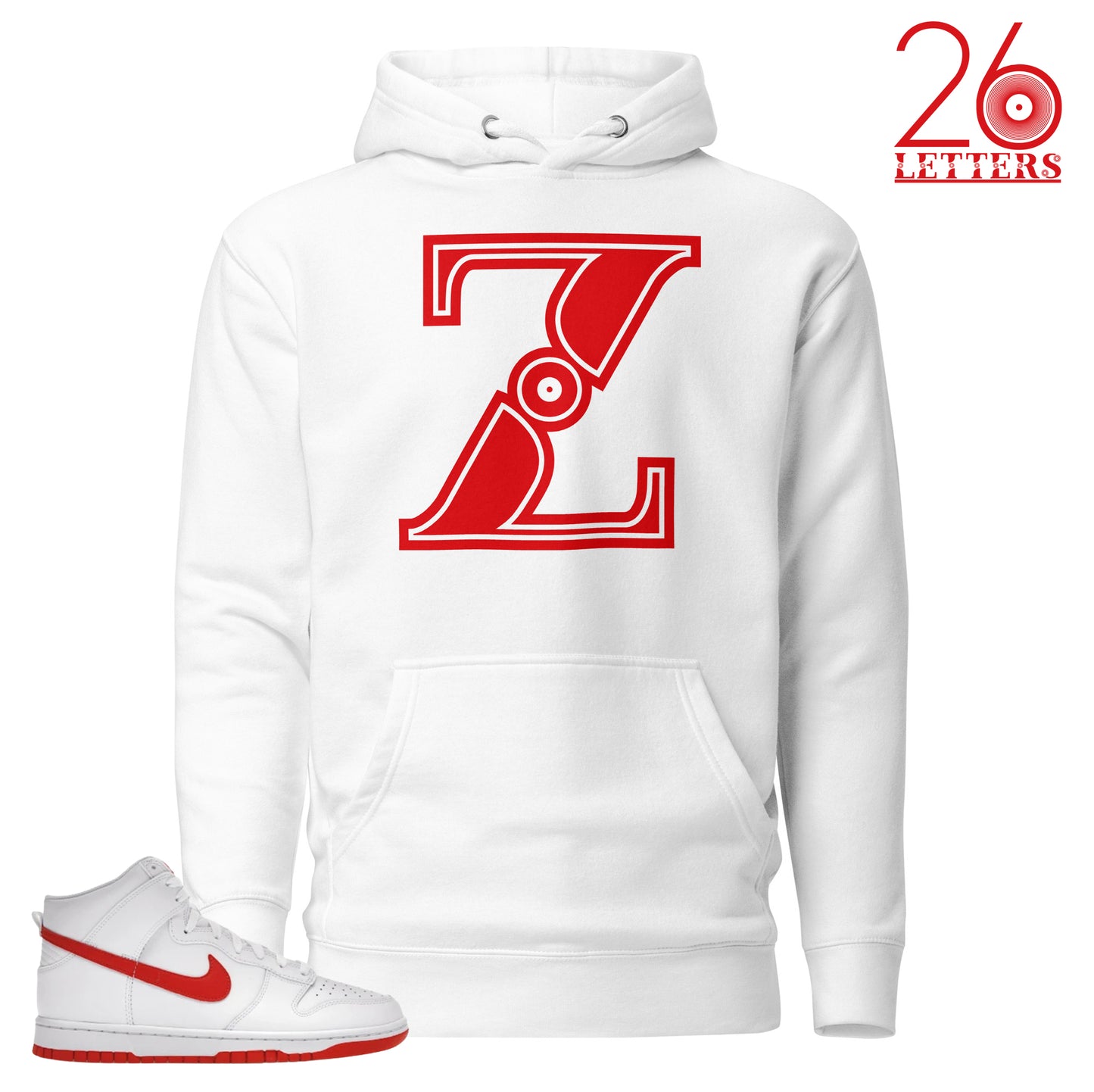 Red and White Letter Z T-Shirt