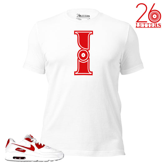 Red and White Letter A T-Shirt