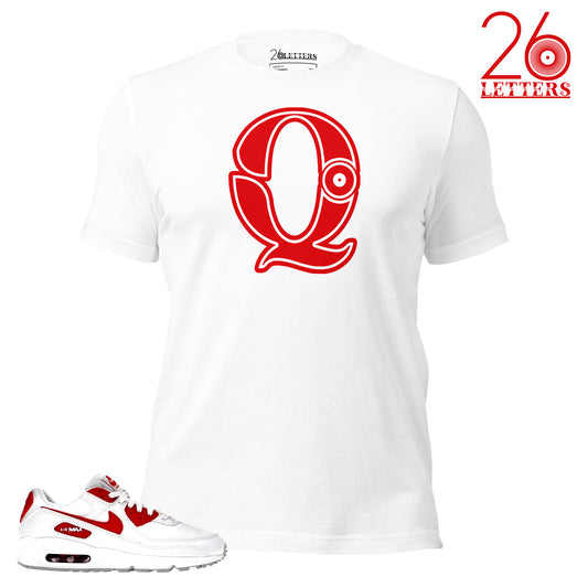 Red and White Letter A T-Shirt