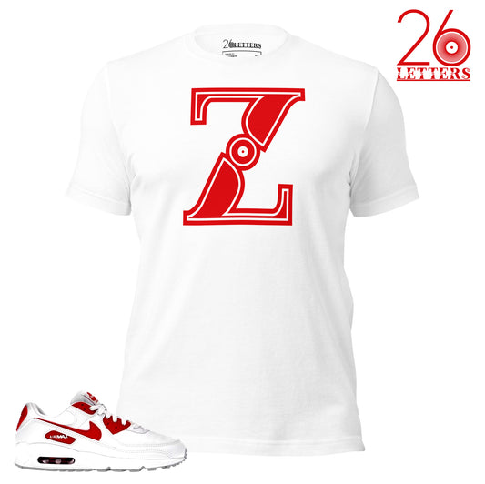 Red and White Letter A T-Shirt