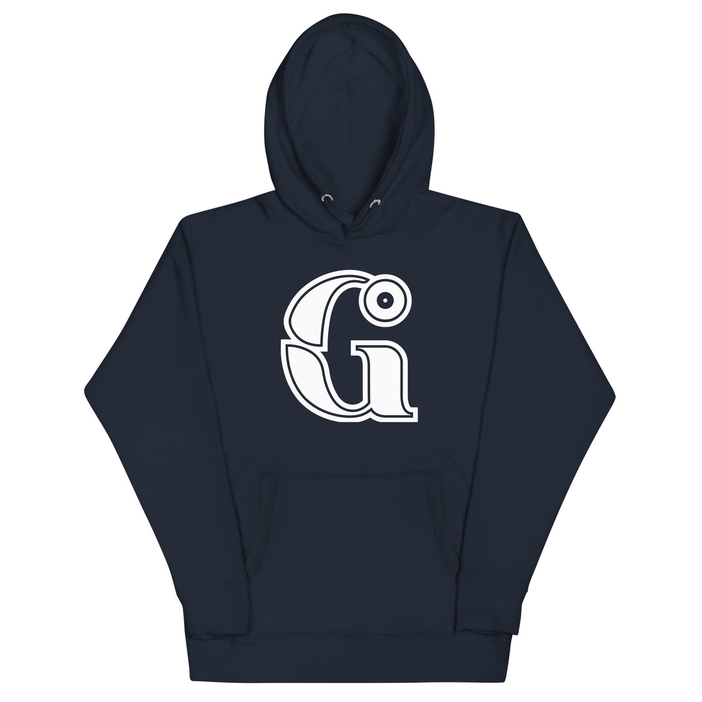 Navy and White Letter G Hoodie