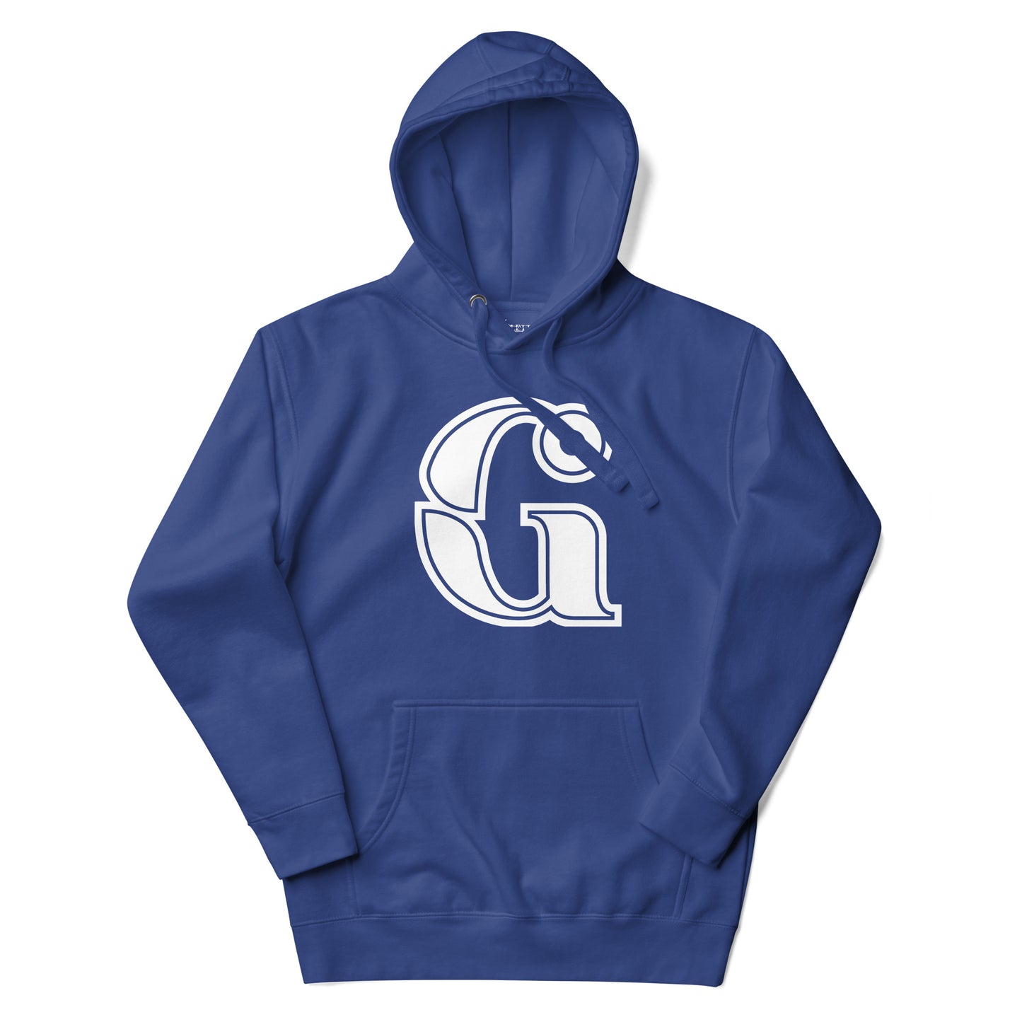 Royal Blue and White Letter F Hoodie