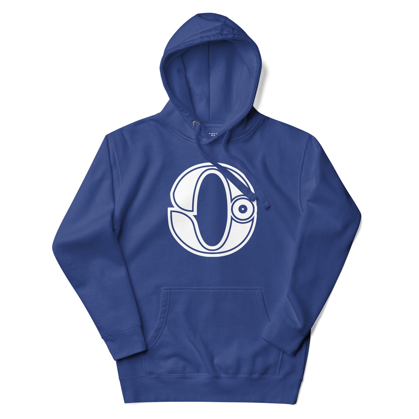 Royal Blue and White Letter O Hoodie