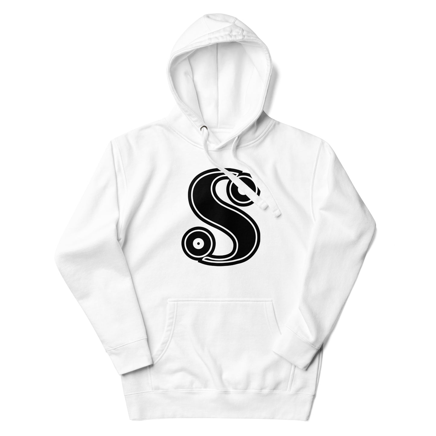 Black and White Letter S Hoodies