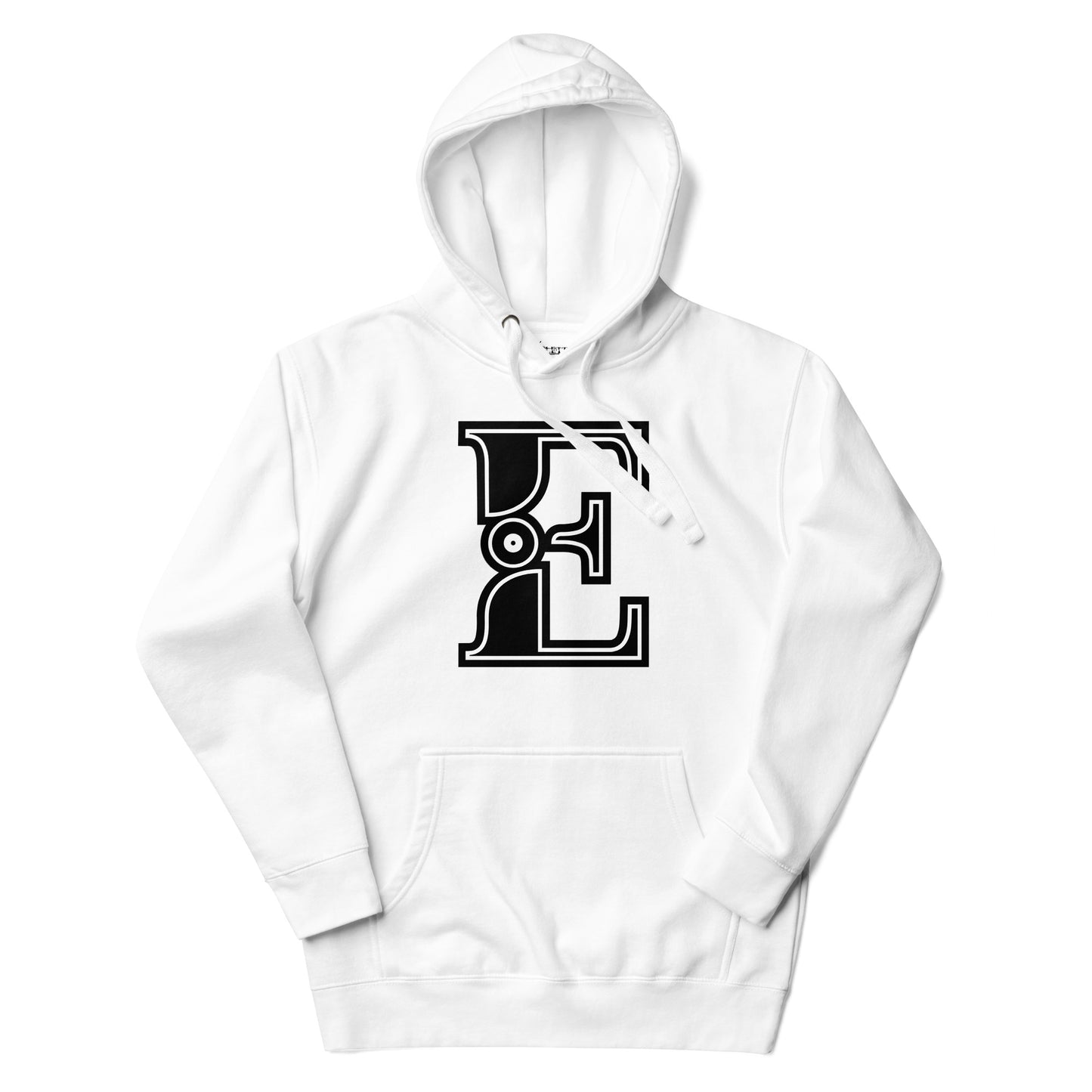 Black and White Letter E T-Shirt