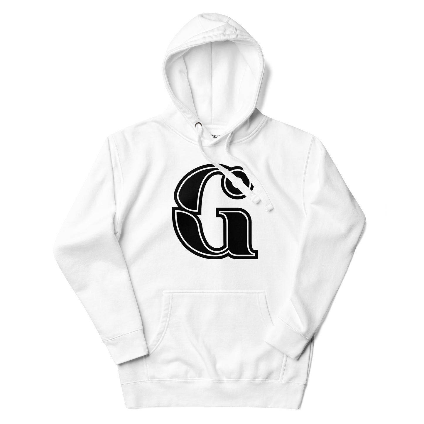 Black and White Letter G Hoodie