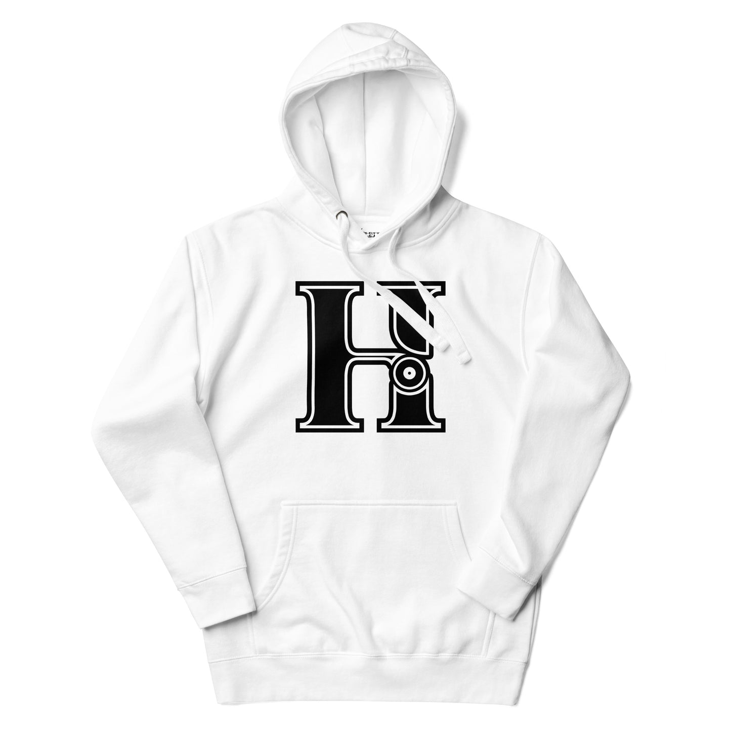 Black and White Letter H T-Shirt