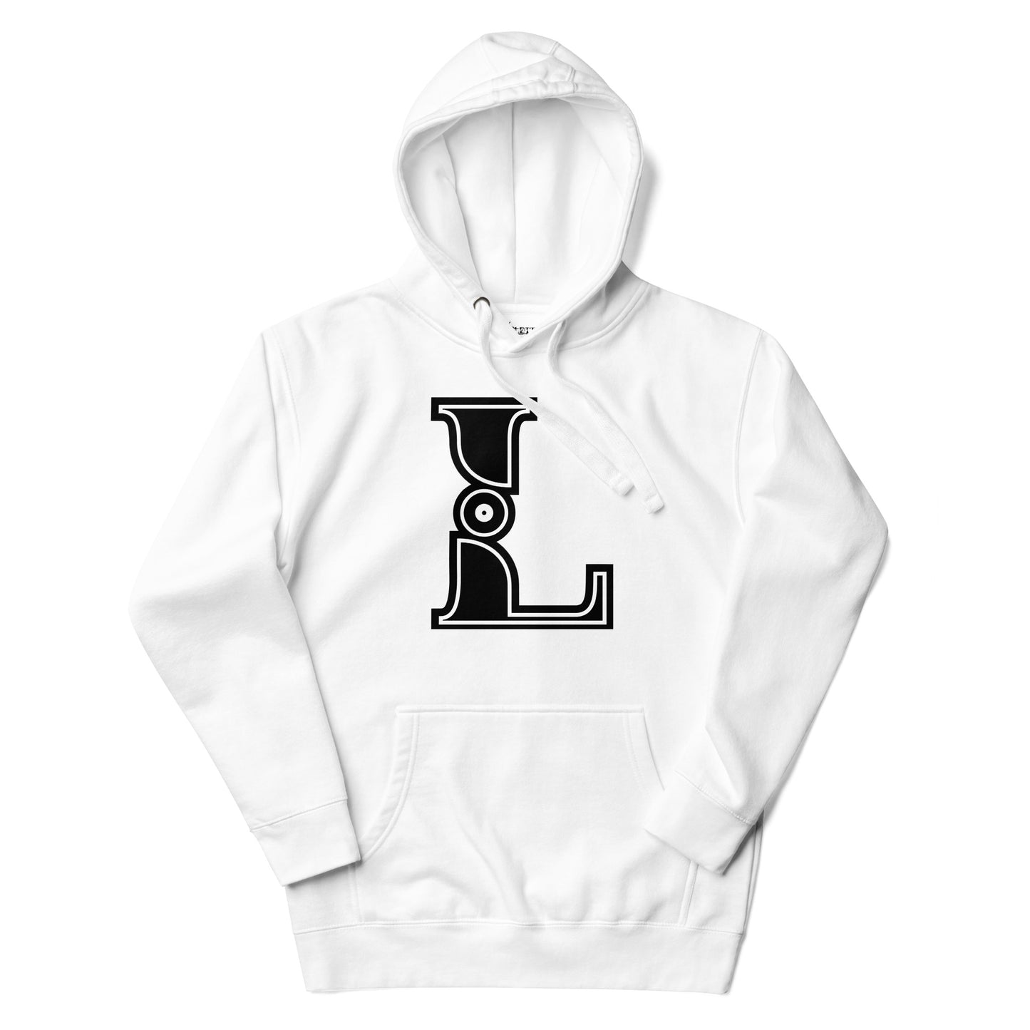 Black and White Letter L T-Shirt