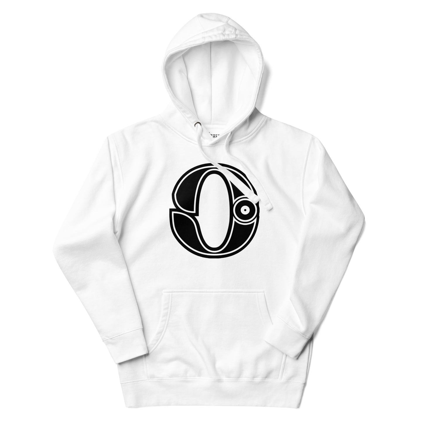 Black and White Letter O Hoodies