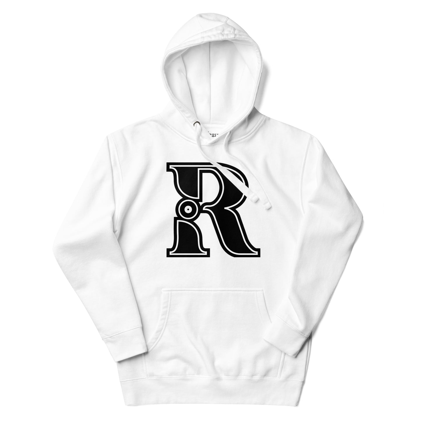 Black and White Letter O Hoodies