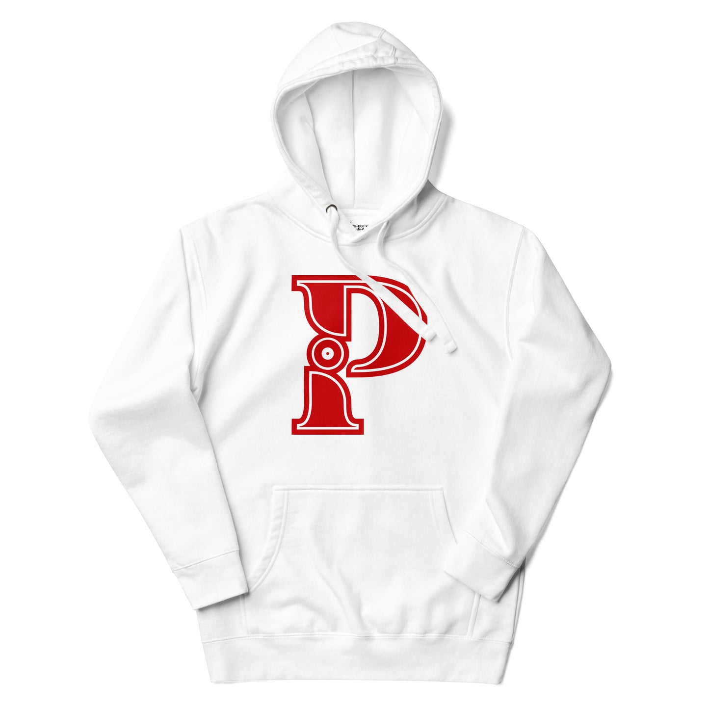 Red and White Letter P T-Shirt