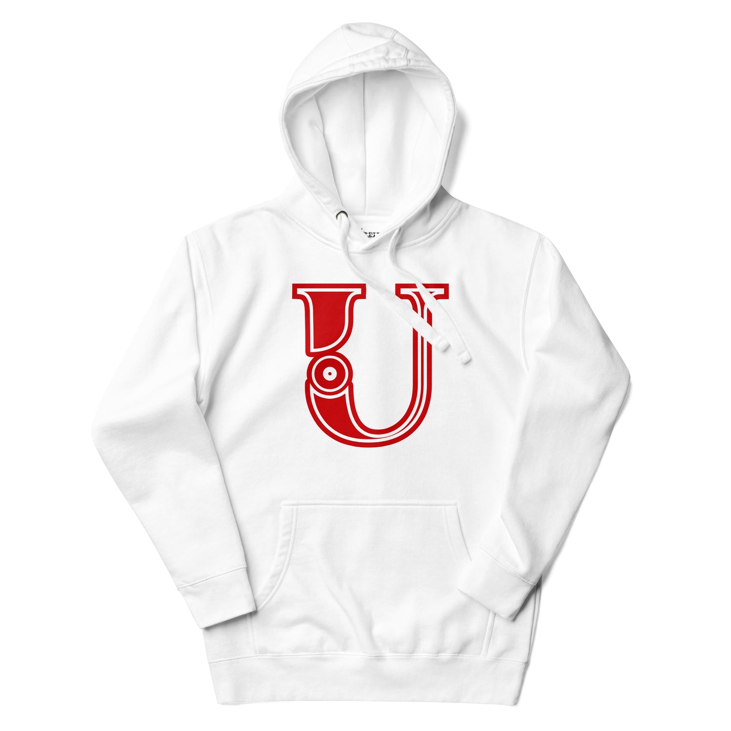 Red and White Letter U T-Shirt