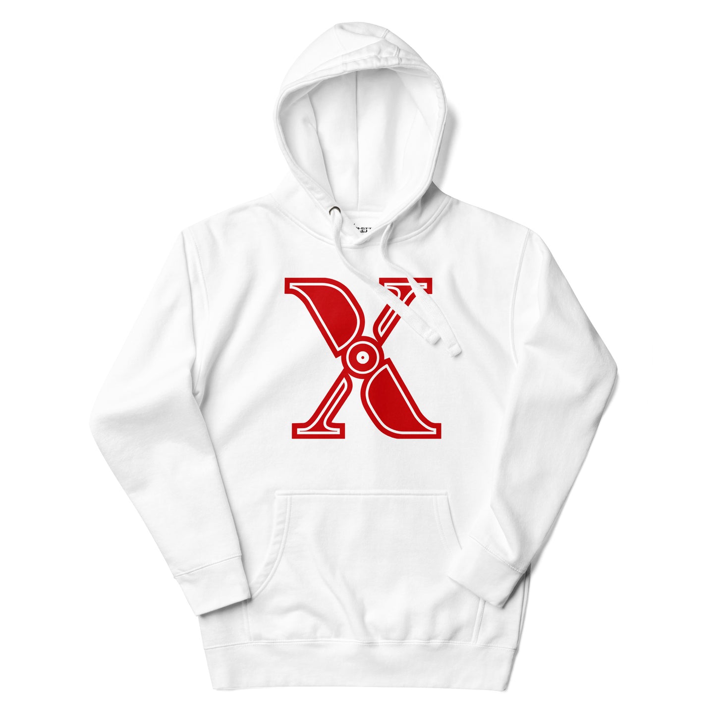 Red and White Letter X T-Shirt