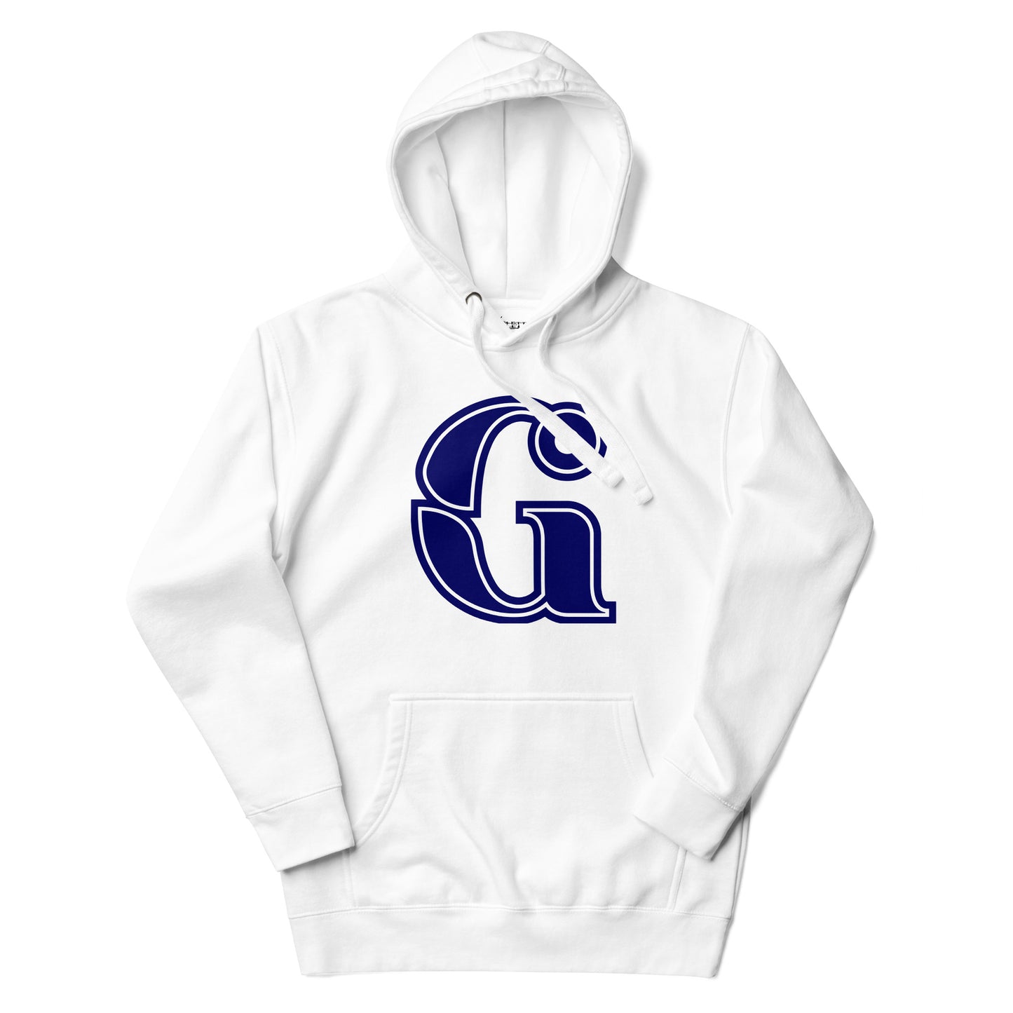 Blue and White Letter G Hoodie