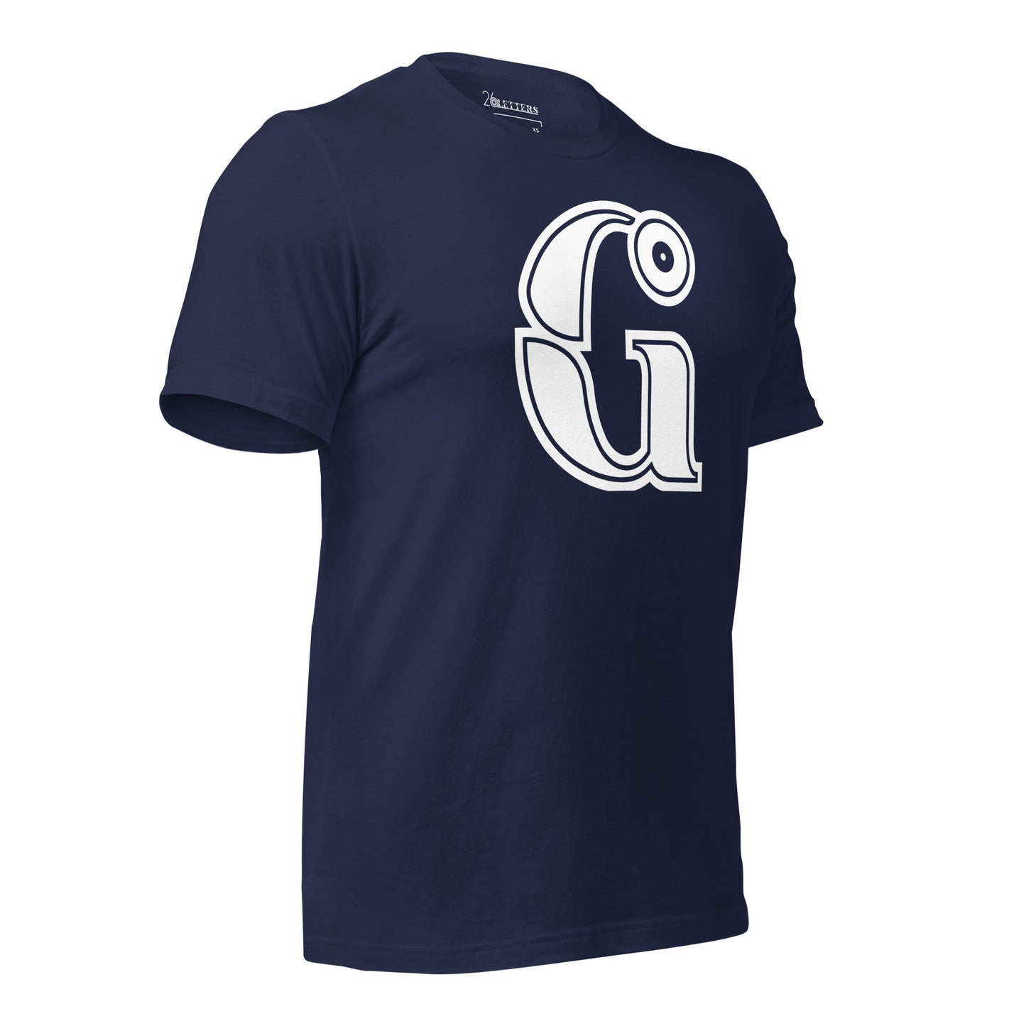 Navy and White Letter G T-Shirt