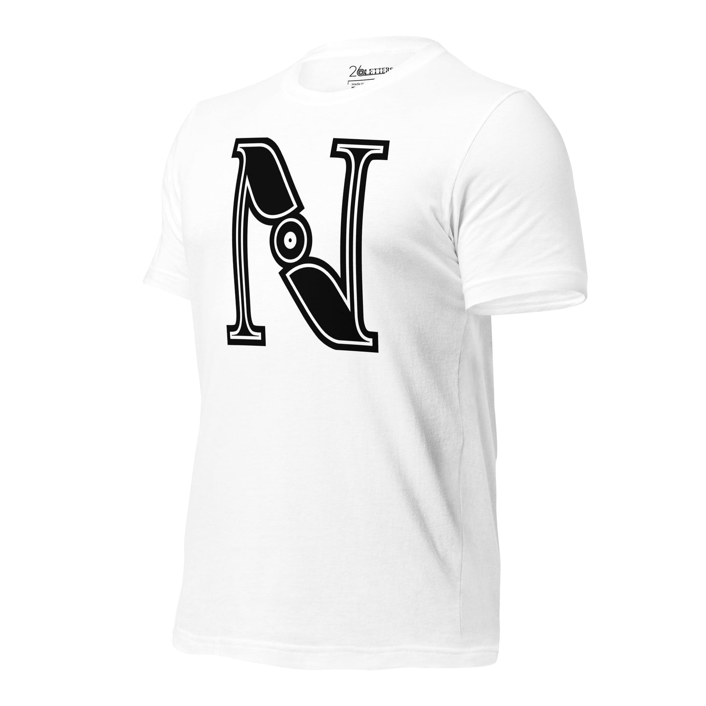 Black and White Letter I Hoodies