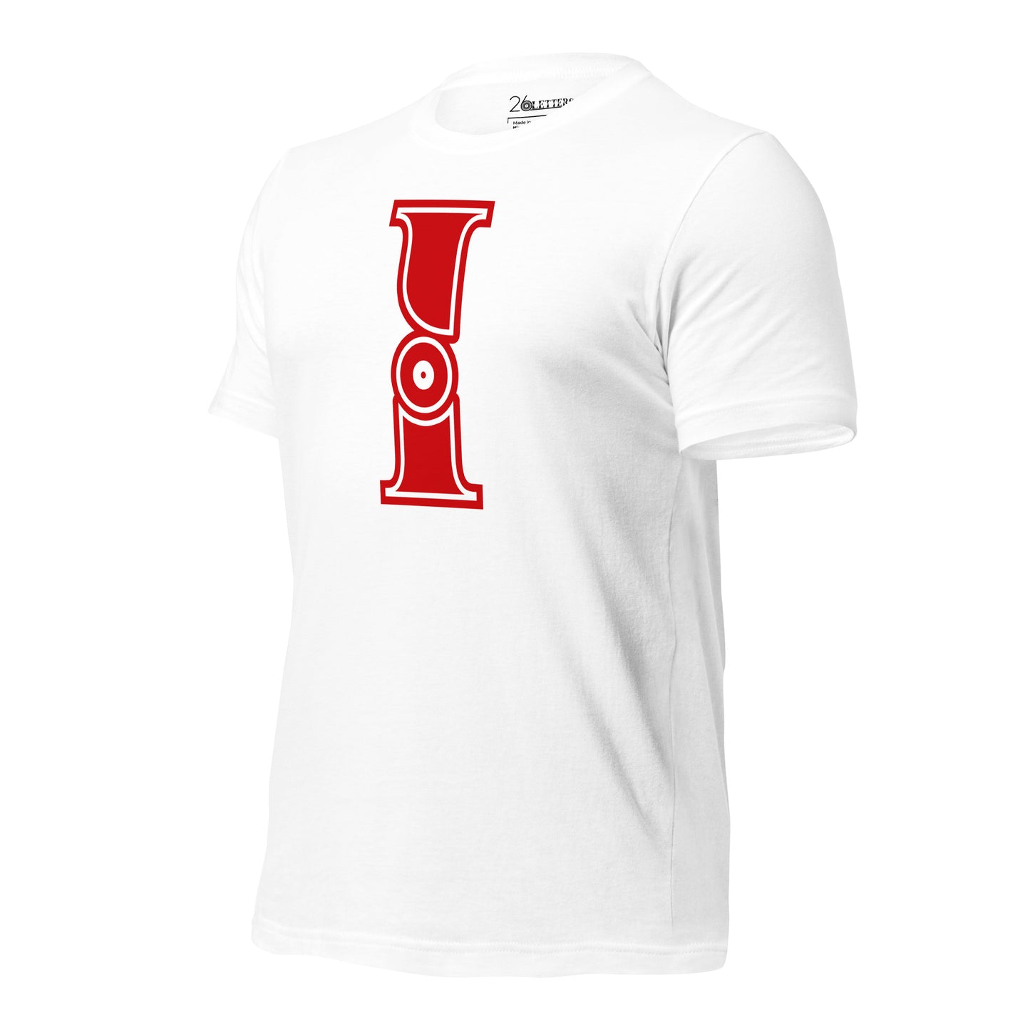 Red and White Letter A T-Shirt