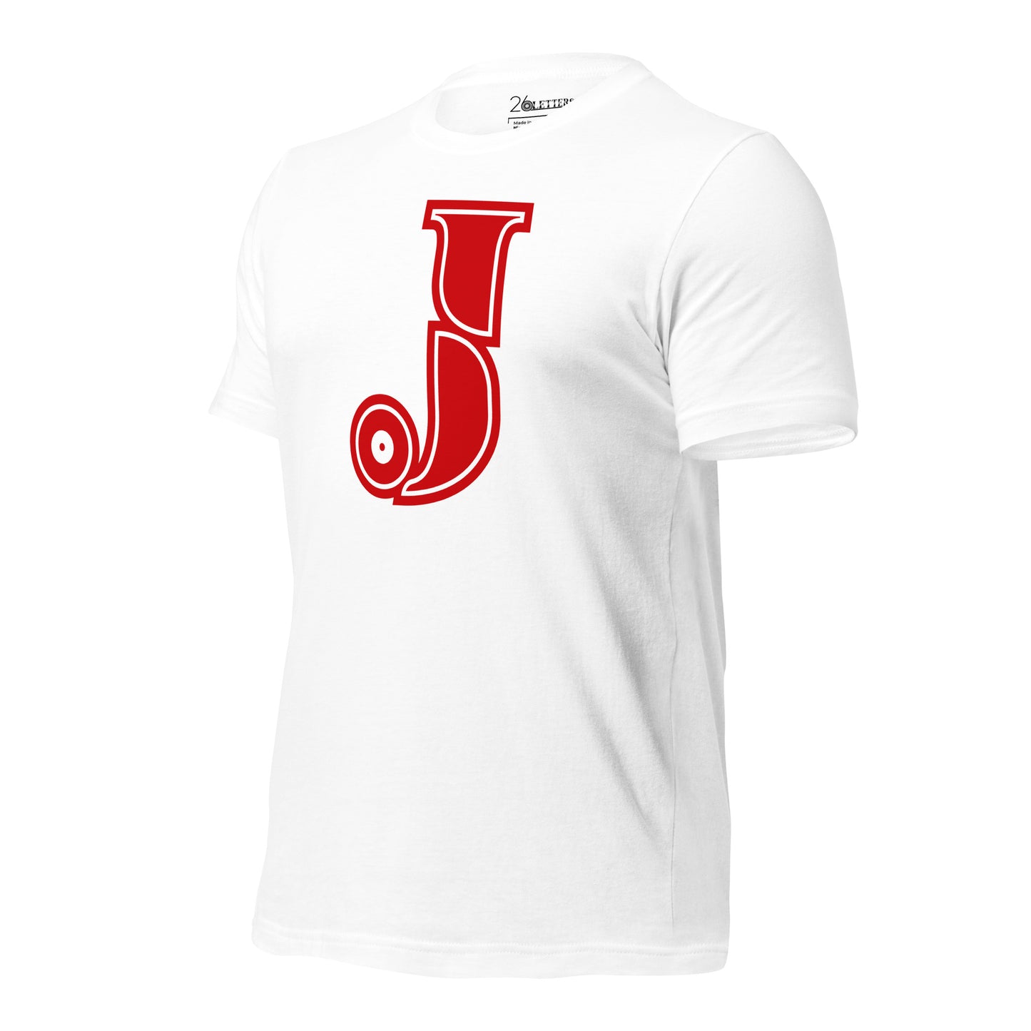 Red and White Letter A T-Shirt