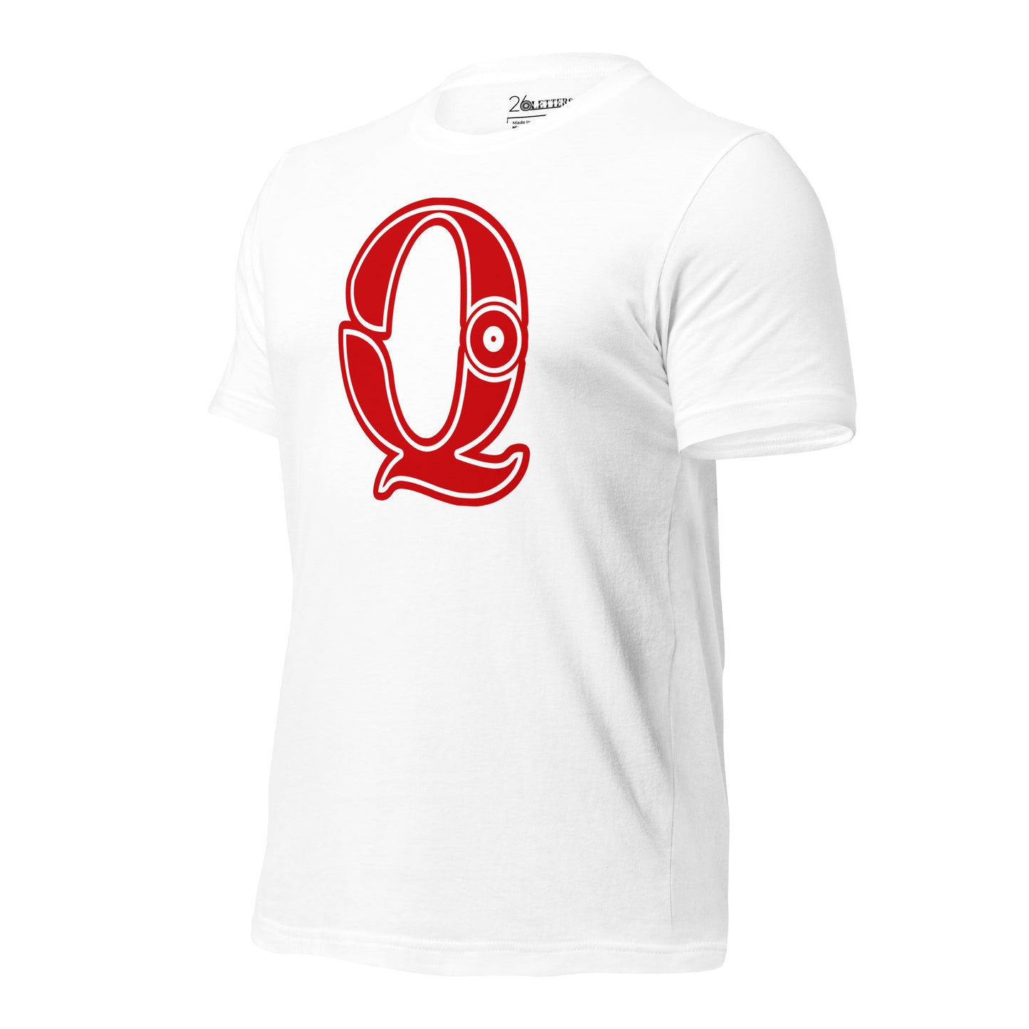 Red and White Letter A T-Shirt