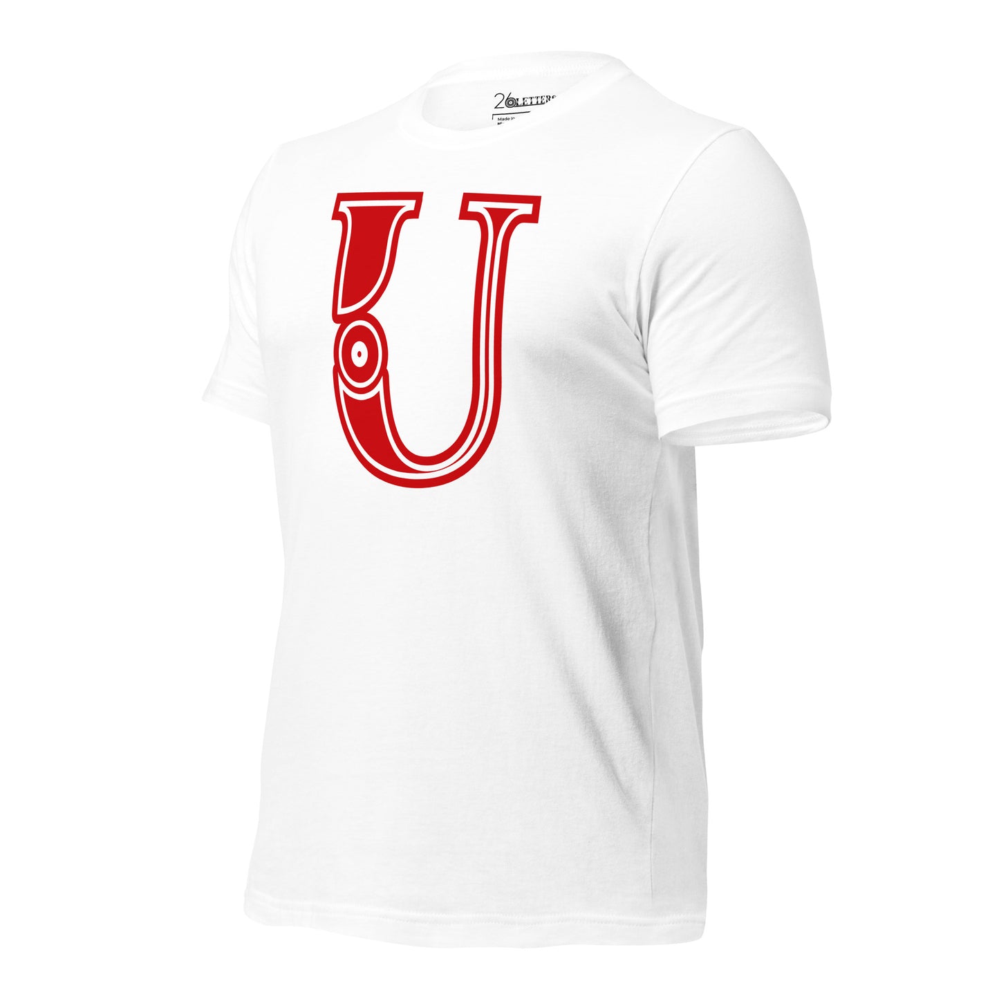 Red and White Letter A T-Shirt