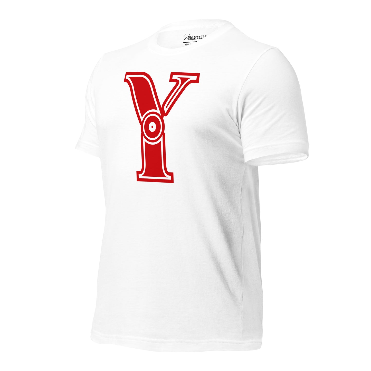 Red and White Letter A T-Shirt