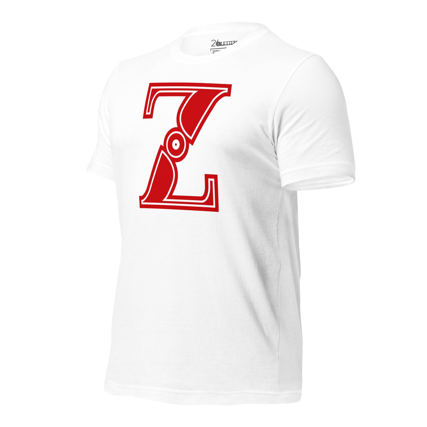 Red and White Letter A T-Shirt