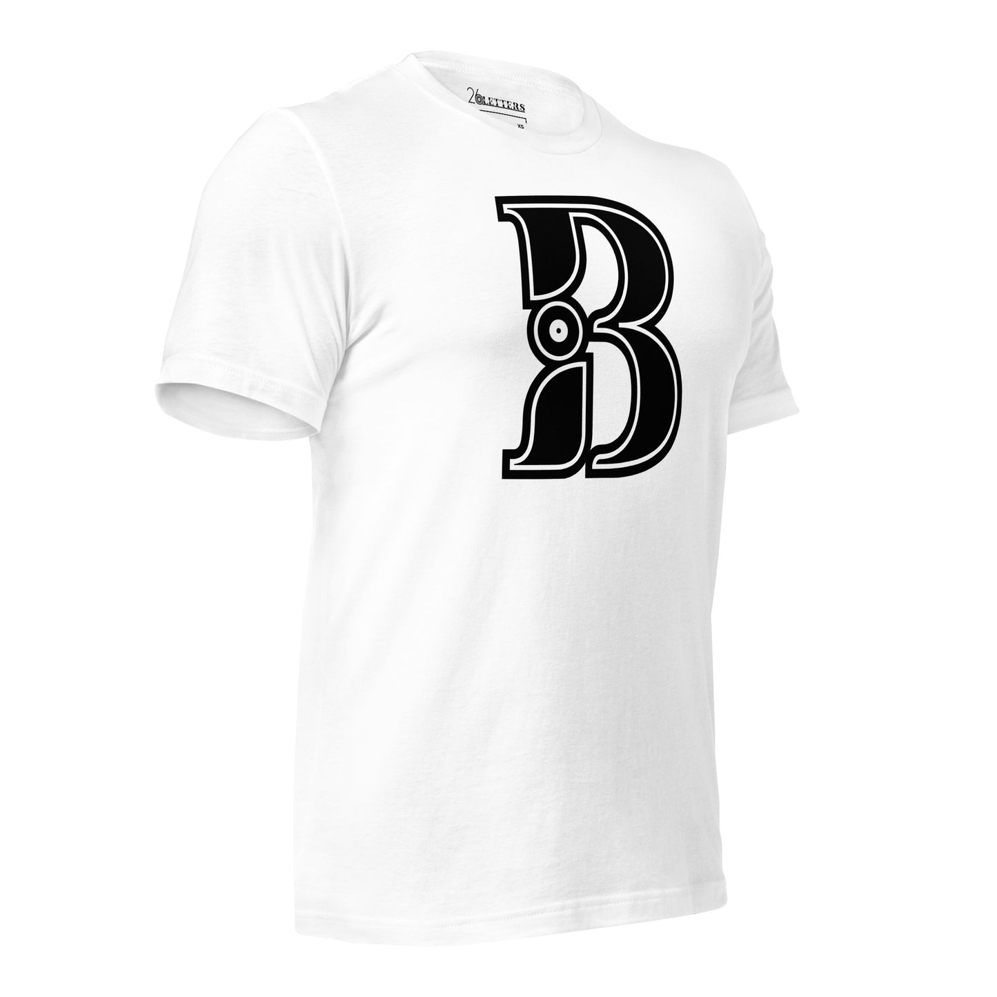 Black and White Letter B T-Shirt