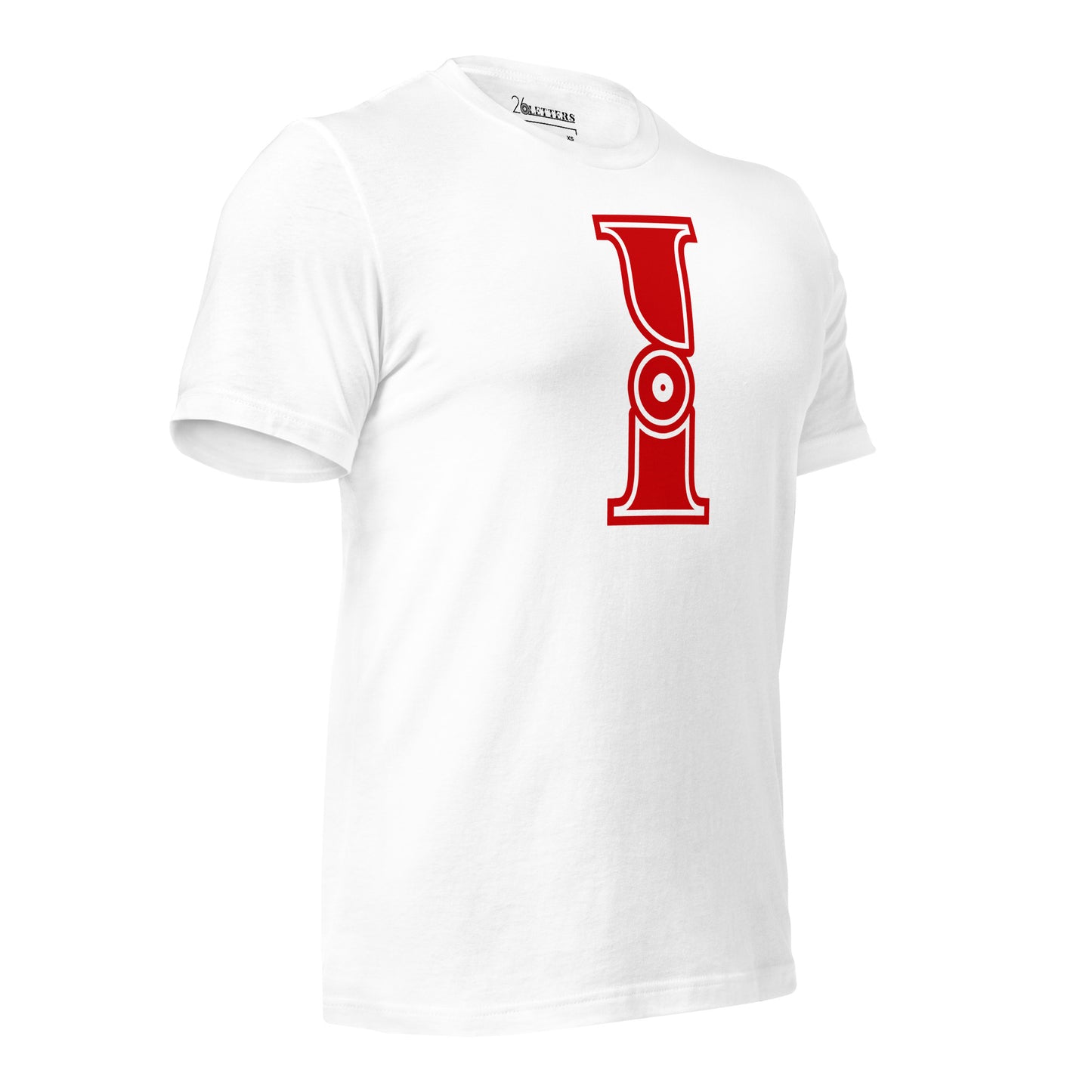 Red and White Letter A T-Shirt