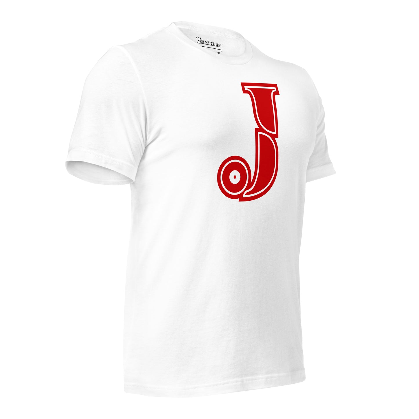 Red and White Letter A T-Shirt