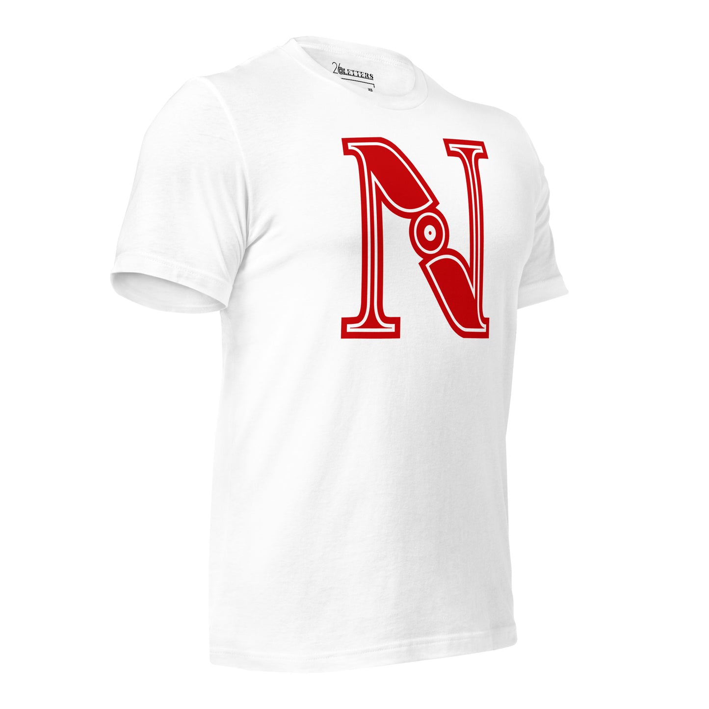 Red and White Letter A T-Shirt