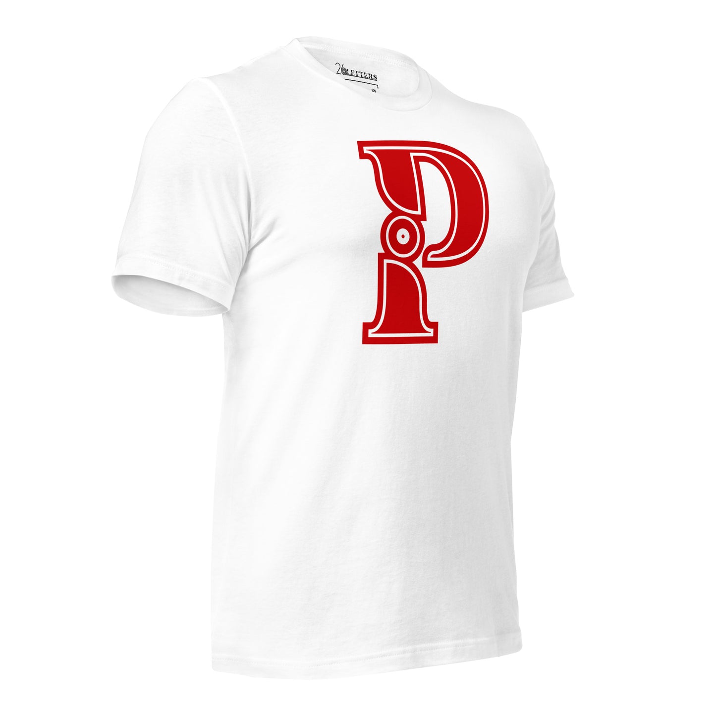 Red and White Letter A T-Shirt