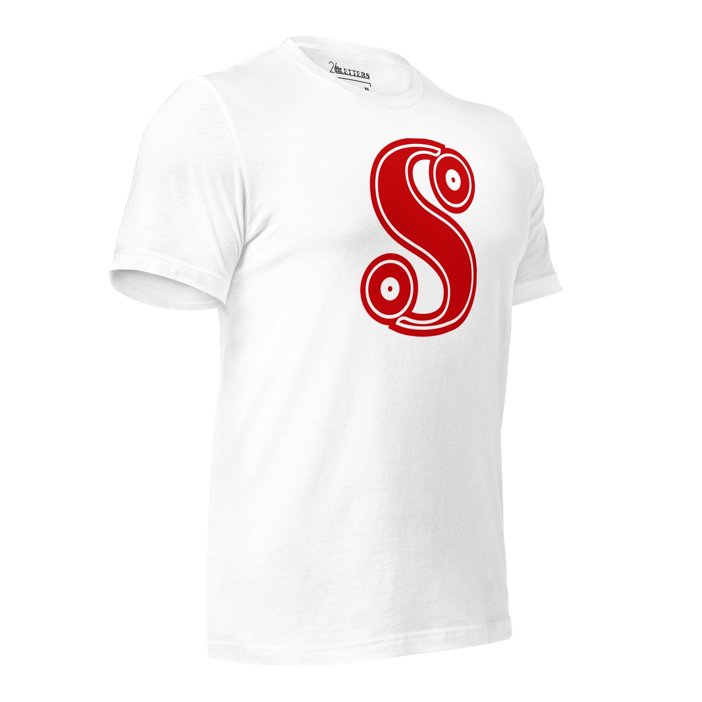 Red and White Letter A T-Shirt