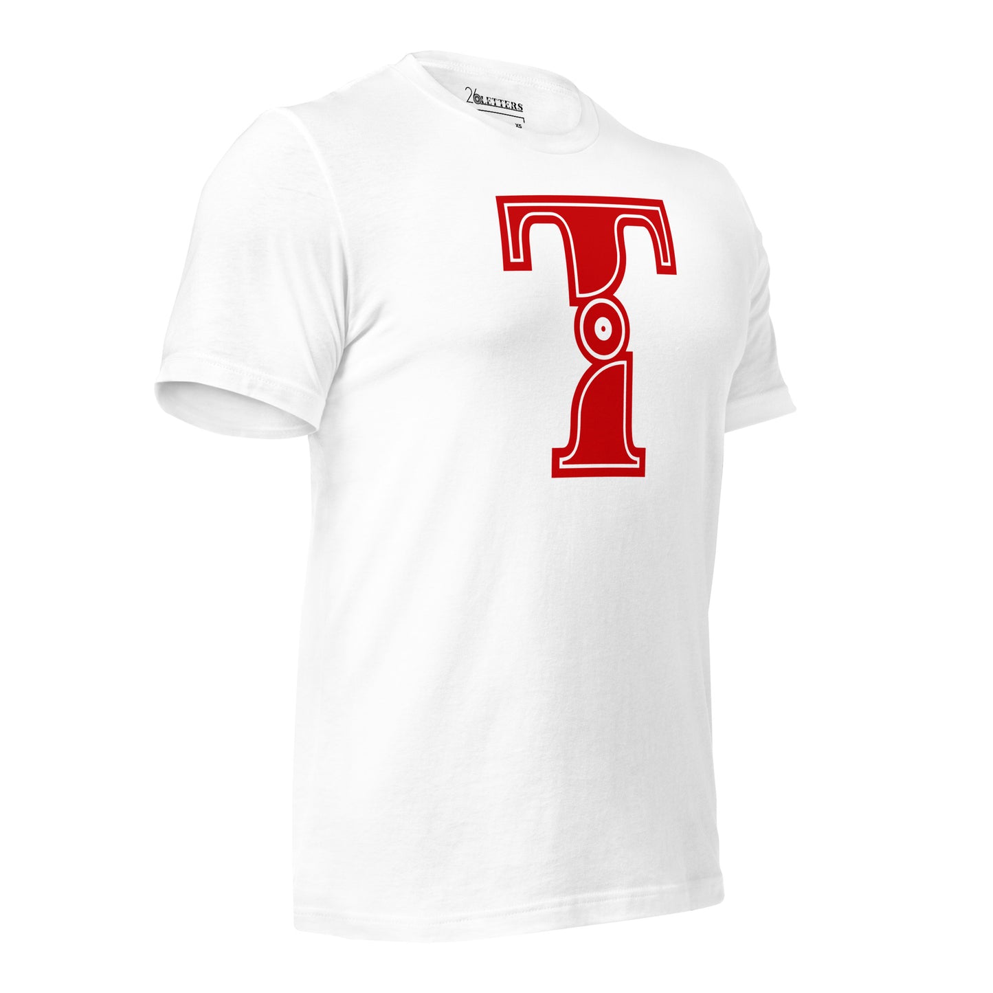 Red and White Letter A T-Shirt