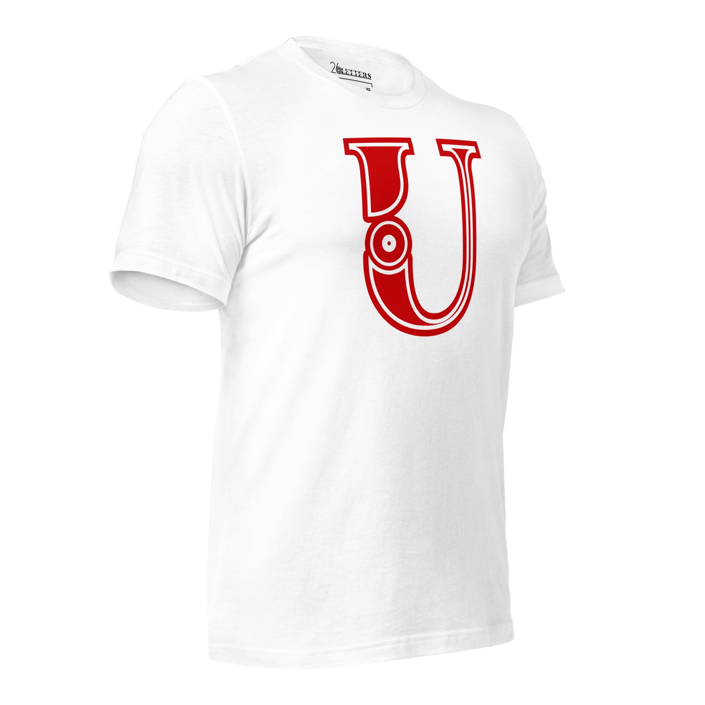 Red and White Letter A T-Shirt