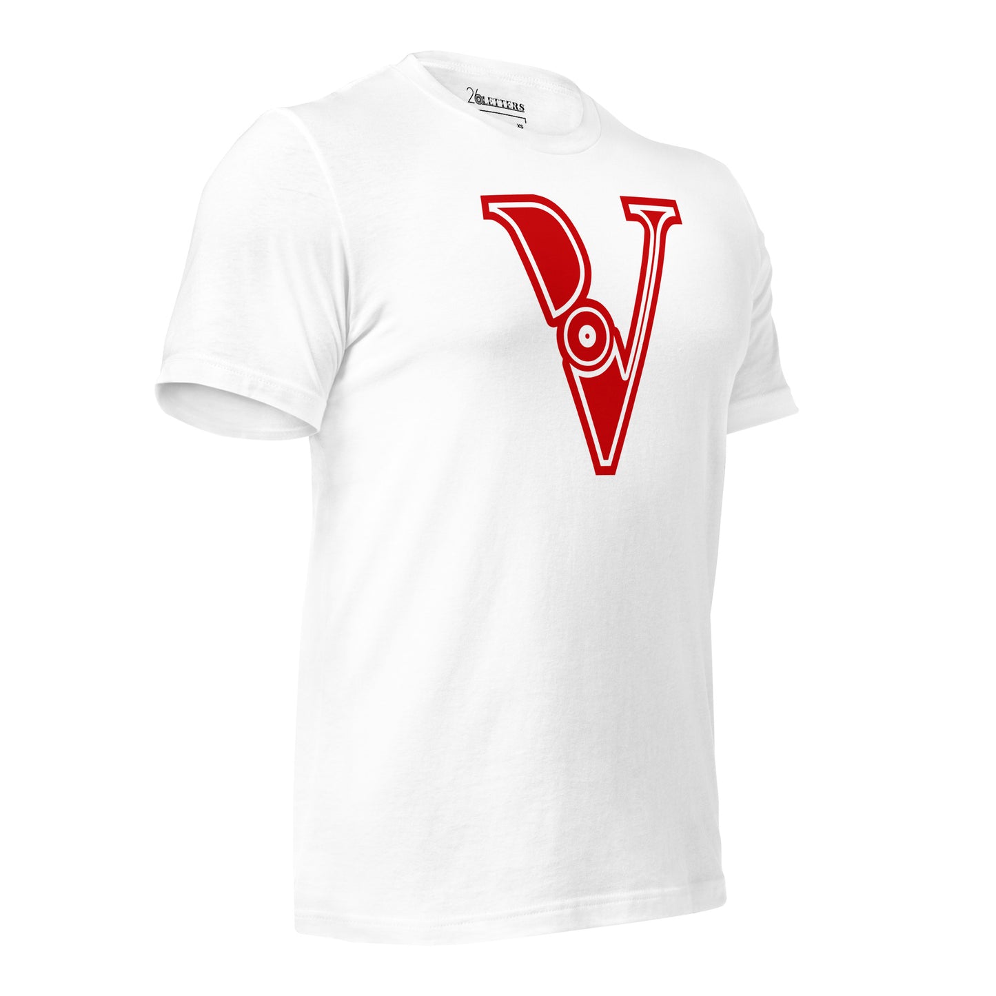 Red and White Letter A T-Shirt