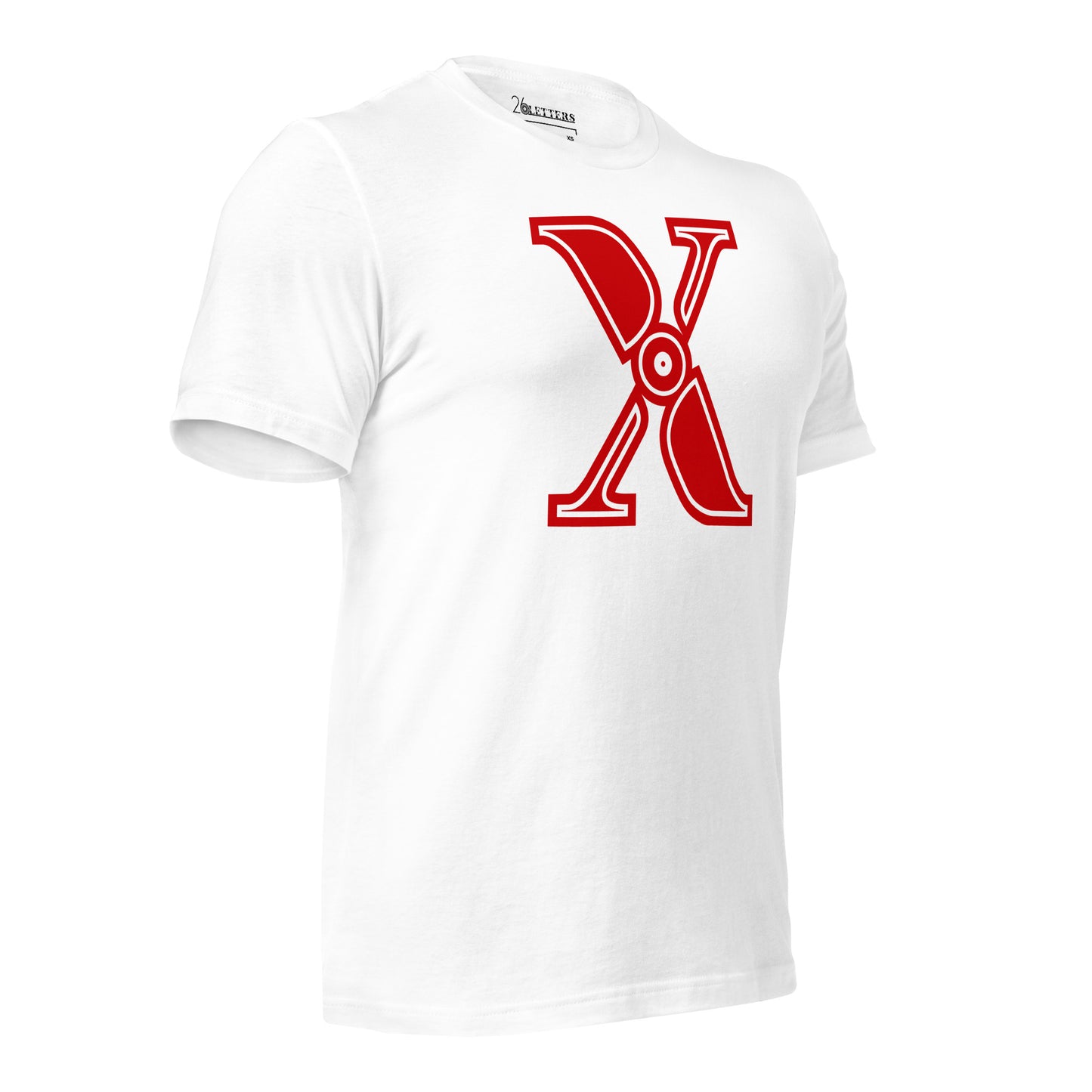 Red and White Letter A T-Shirt