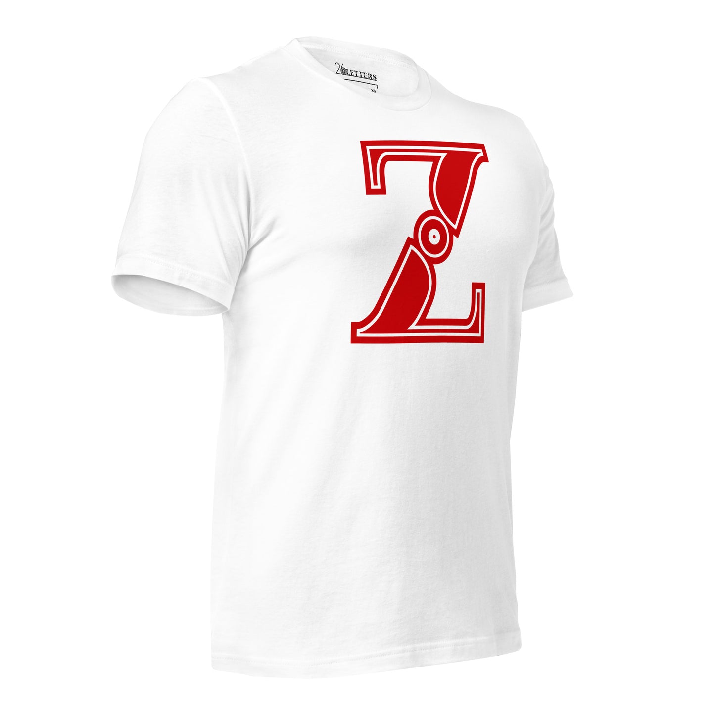 Red and White Letter A T-Shirt