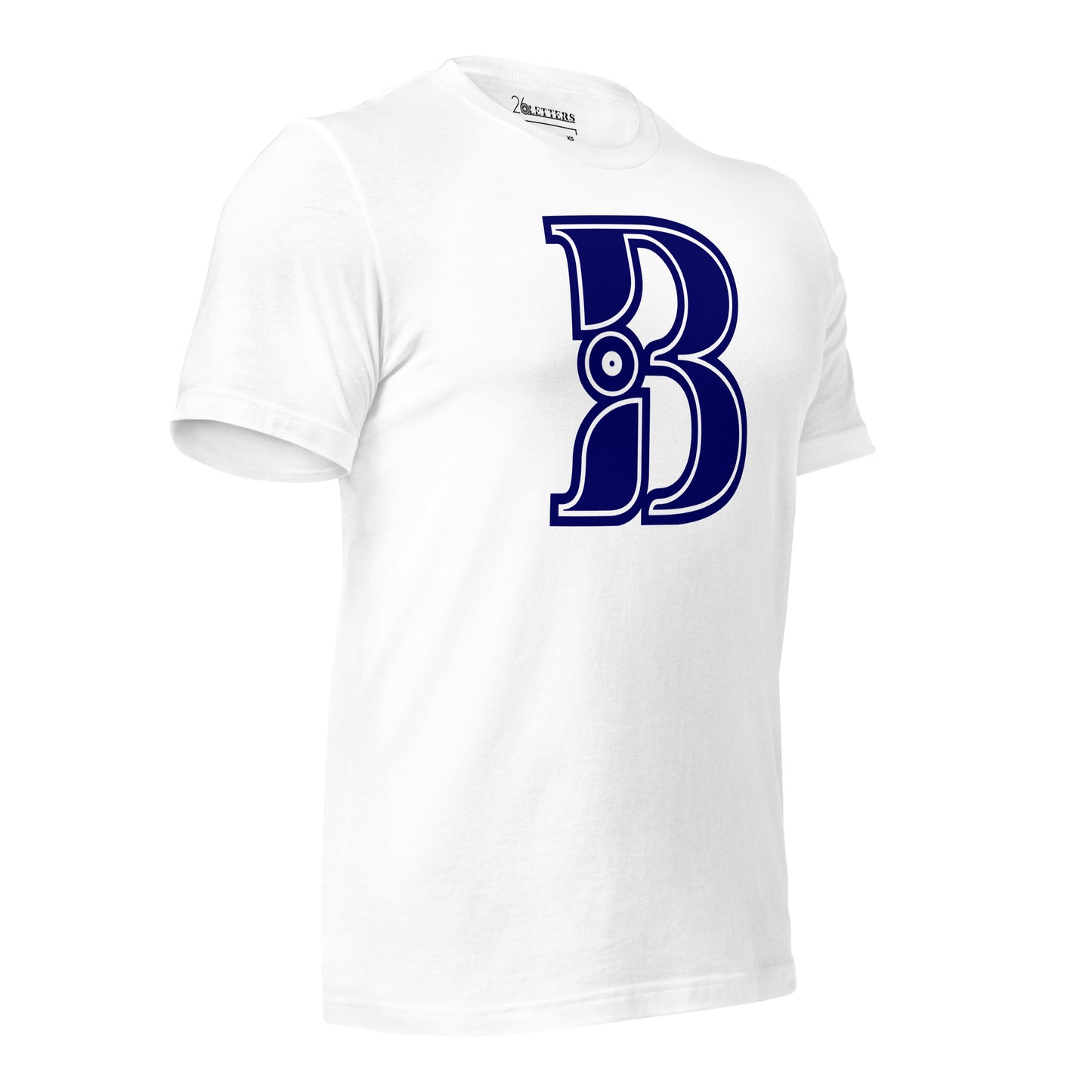 Blue and White Letter B T-Shirt